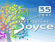 Tablet Screenshot of gospelgroep-joyce.nl